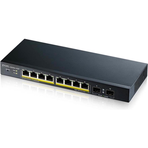 Zyxel Switch 8x GS1900-10HP GbE L2 POE+