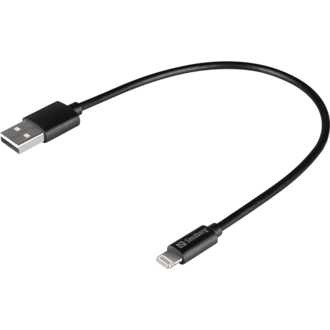 Sandberg A/S USB>Lightning MFI 0.2m zwar