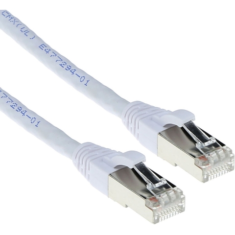 ACT Witte 15 meter SFTP CAT6A patchkabel