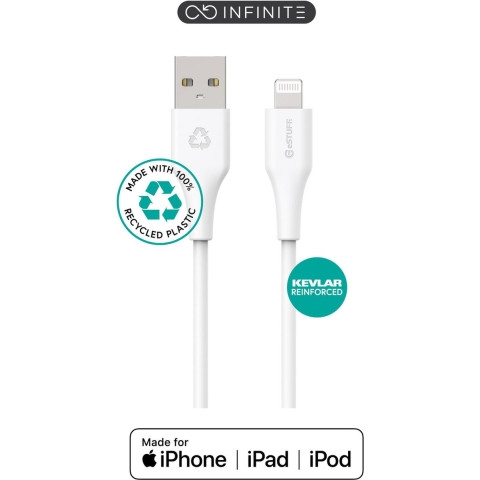 eSTUFF Infinite Usb-A naar Lightning 2m