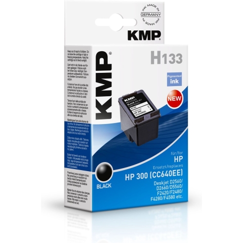 KMP Patrone HP CC640EE NR.300 black 200
