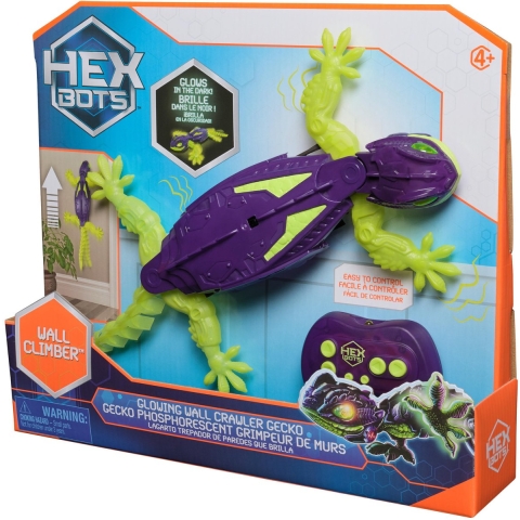 Top1Toys Hexbots Wall Crawler Gecko Glow In The Dark