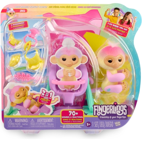 Top1Toys Fingerlings 2.0 deluxe speelset Posie - roze