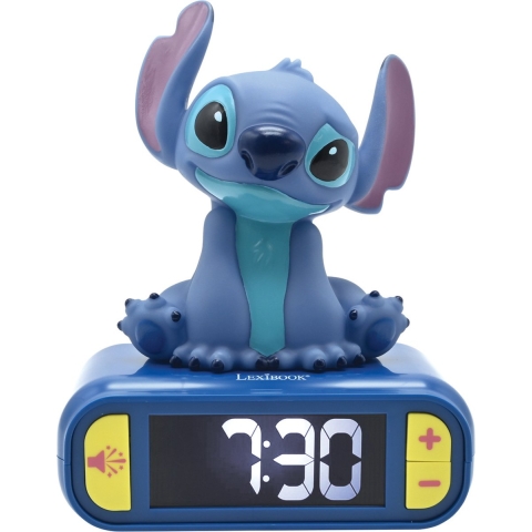 Wekker Radio Stitch 3D met licht en geluidseff.
