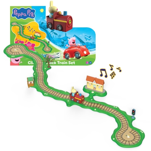 Peppa Whizz Around clickety clack trein set