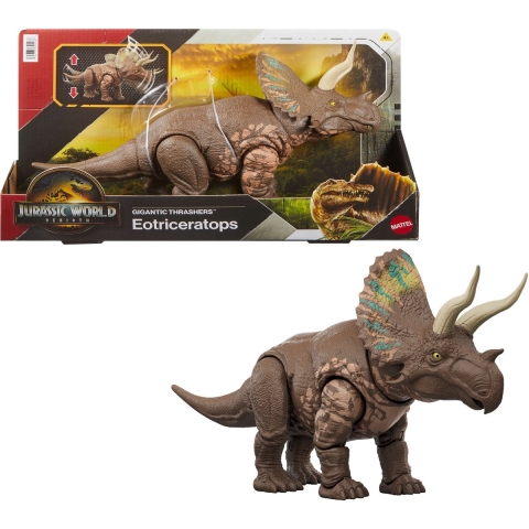 Jurassic World movie gigantic action  eotriceratops
