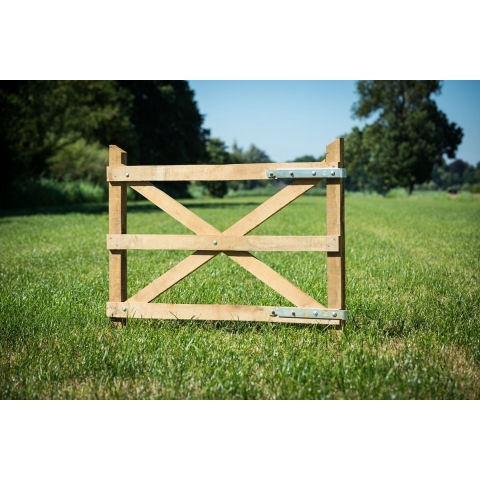 Tuinpoort tuinhek eiken 120x100cm