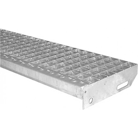Traptrede roostertrede 60cm thermisch verzinkt