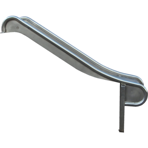 Glijbaan rvs speeltoestellen laag (platformhoogte 250cm)