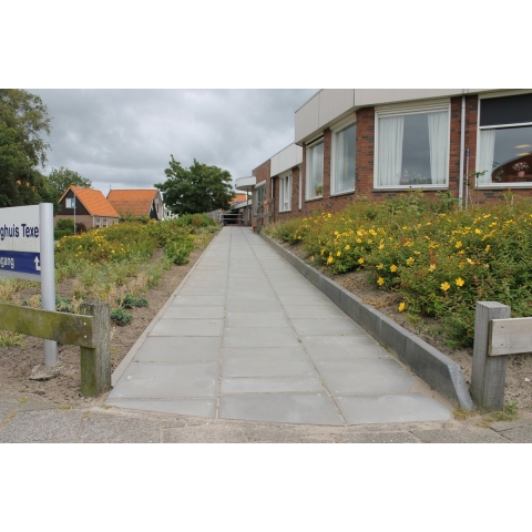 Betontegels stoeptegels sierbestrating grijs 40x60x5cm (m2)