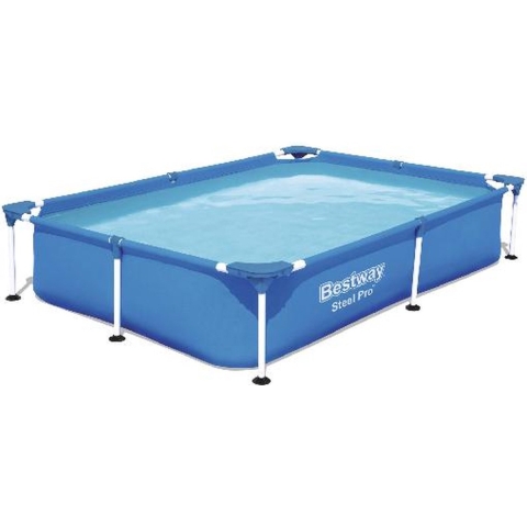 Zwembad stalen frame 221x150x43cm