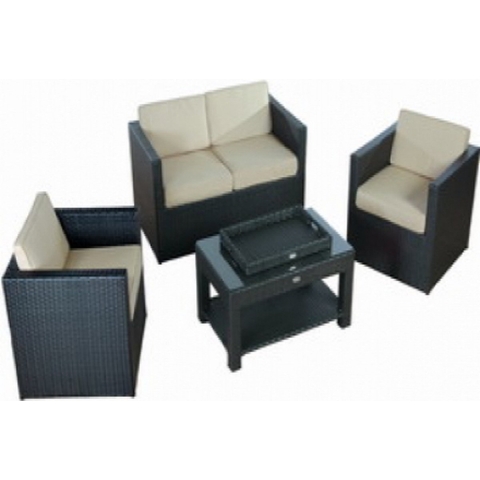 Loungeset tuinset wickerset Ambiente