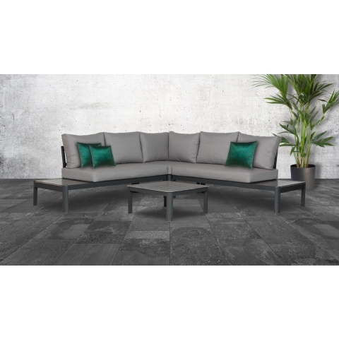 Aluminium loungeset Leroy 5 personen