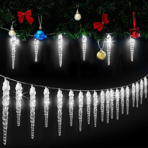 Sprookjesverlichting Kerst Icicle 40 LED´s 10,4m