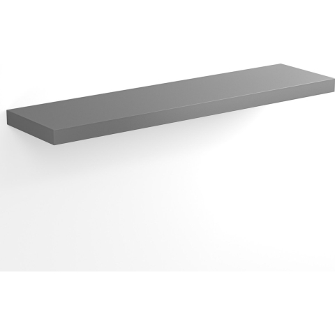 Wandplank Zwevend Mat Grijs MDF 90x23x3,8cm