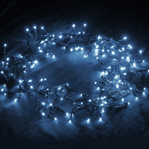LED Kerstverlichting Blauw 6m 100 LEDs  incl Timer