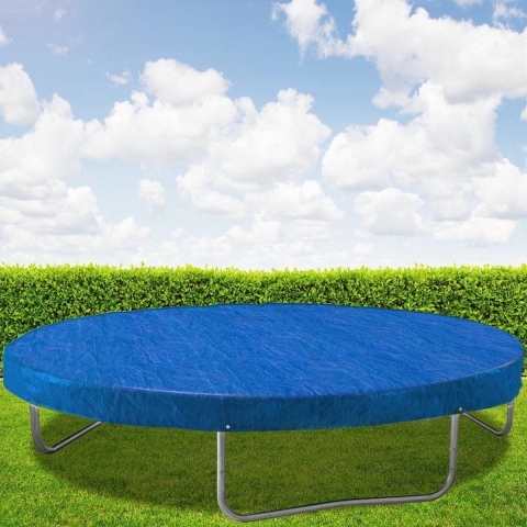 Overtrek Trampoline Blauw Ø183cm