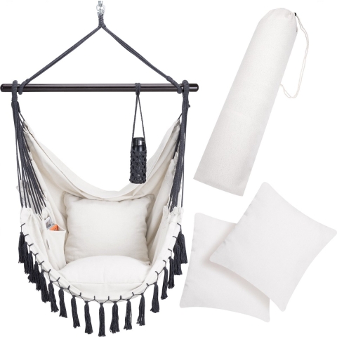 Hangstoel Indoor Outdoor Crème 170x100x150cm