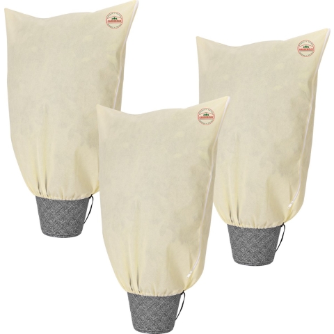 Plantenhoes 3 stuks Beige 60x80cm
