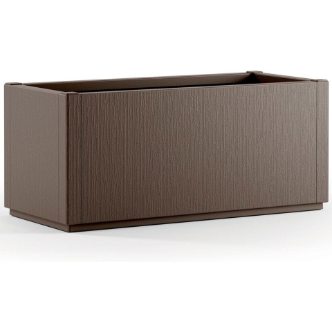 Bloempot Ethica Bruin plastic 80x36x36cm