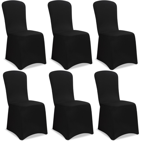 Stoelhoes Set van 6 Zwart ÖKO-TEX®