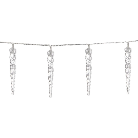 Ijspegelverlichting Kerst 80 LED´s Blauw 13m