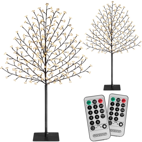 Kersenbloesemboom Set van 2 Warm wit 180cm 200 LEDs