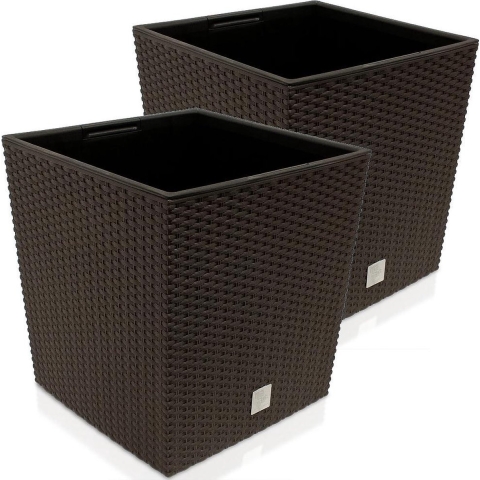 Bloempot Rato Low Set van 2 Umbra 32x32x33cm
