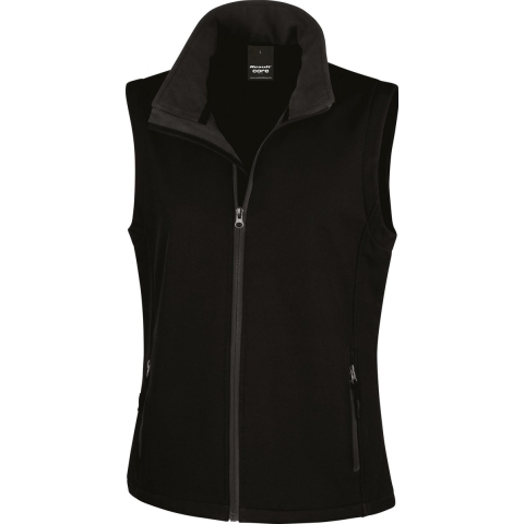 Dames zonder mouwen winterjack Result Softshell