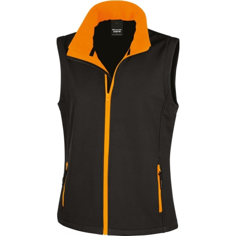 Dames zonder mouwen winterjack Result Softshell