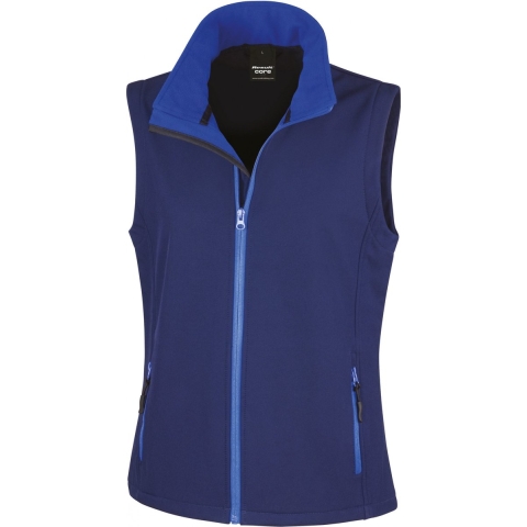 Dames zonder mouwen winterjack Result Softshell