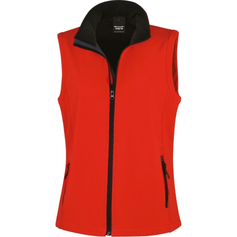 Dames zonder mouwen winterjack Result Softshell