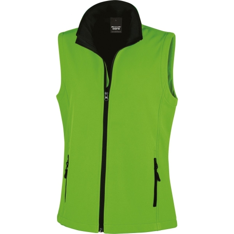 Dames zonder mouwen winterjack Result Softshell