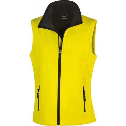 Dames zonder mouwen winterjack Result Softshell