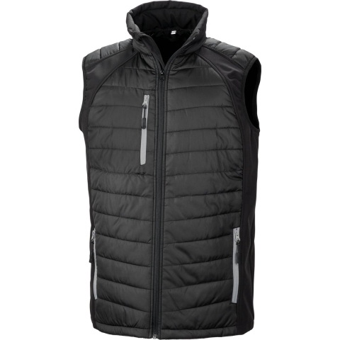 Vest Result Softshell Rembourré Black Compass