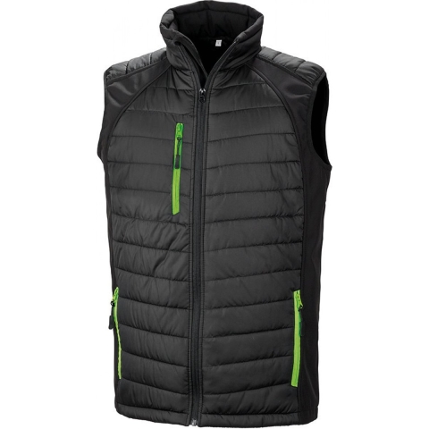 Vest Result Softshell Rembourré Black Compass
