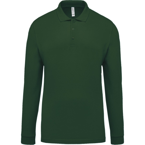 Polo met lange mouwen Kariban Piqué