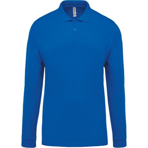 Polo met lange mouwen Kariban Piqué
