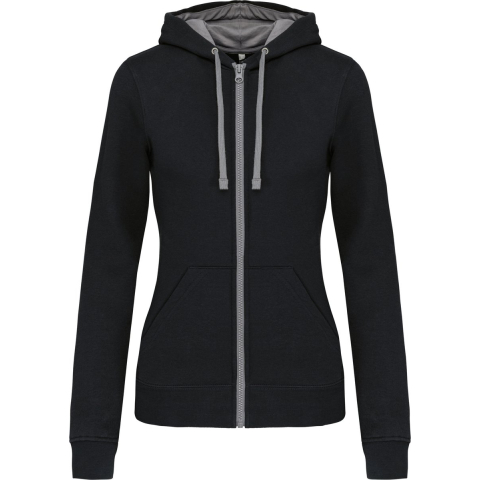 Hoodie Kariban Contrastée