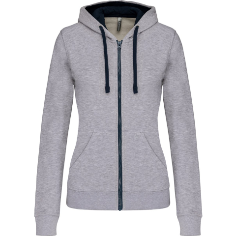 Hoodie Kariban Contrastée