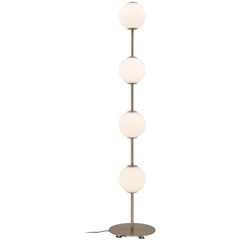 UMAGE - Audrey LED vloerlamp, messingkleurig, 128 cm, 4-lamps