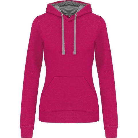 Dames Hoodie Kariban Contrastée