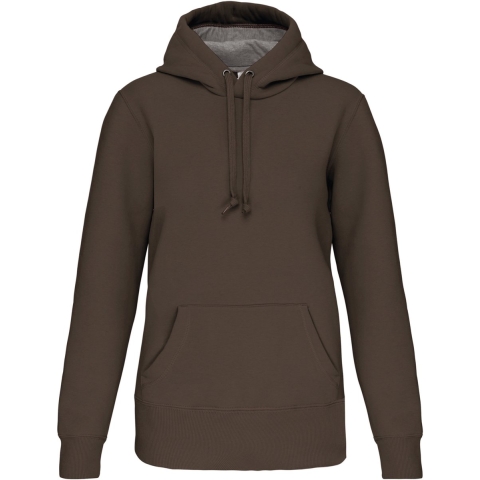 Hoodie Kariban bande contrasté