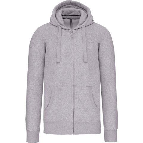Hooded sweatshirt met rits Kariban