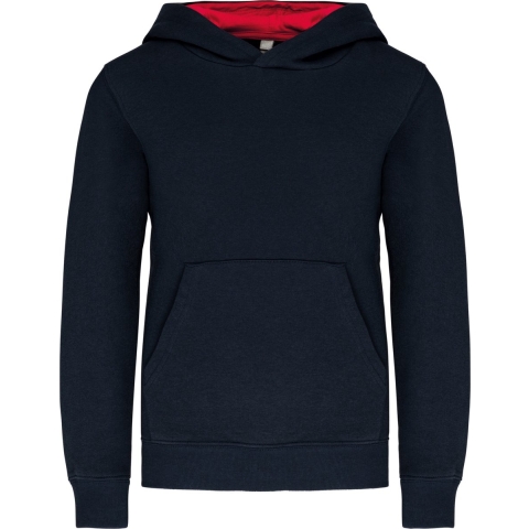Junior Hoodie Kariban Contrastée