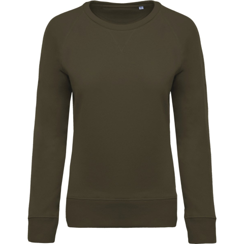 Damessweatshirt met ronde hals Kariban Bio