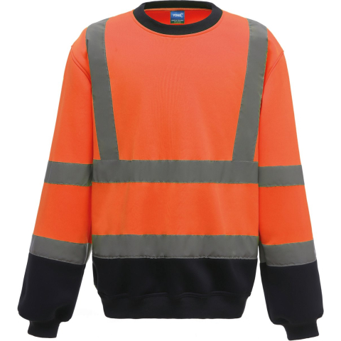 Hoge zichtbaarheid sweatshirt Yoko Col Rond