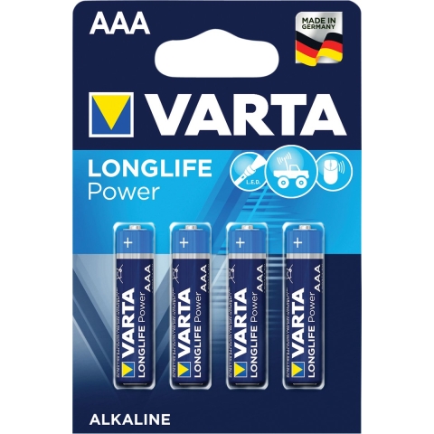 Batterijen WaterQueen Varta Haute Energie LR03 x4