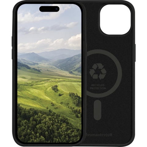 DBramante1928 Monaco Apple iPhone 15 Back Cover met MagSafe Zwart