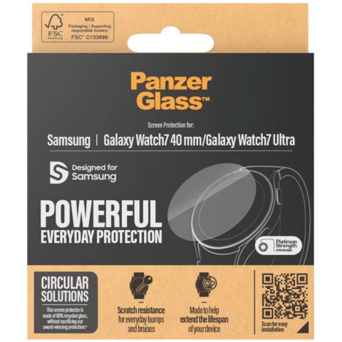 Panzerglass Anti-Bacterial Samsung Galaxy Watch 7 40mm Screenprotector Glas